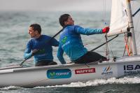 El 470 "Movistar" de Jordi Xammar y Joan Herp despide la temporada en la GAES Christmas Race